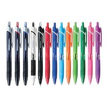 현wisdhm_일본볼펜 노트식 단색 프리미엄 유니 고급 잘써지는 유성 일제 부드러운♥cleang, ♥cleang1.0mm, 블랙