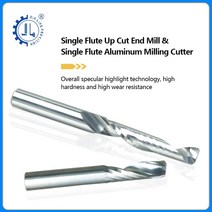 밀링머신 아크릴 및 알루미늄 cnc 기계 용 단일 플루트 업 컷 엔드 밀 각 크기 생크, 4x4x15, 각 20pc