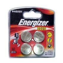 (CR2025)Energizer 리튬밧데리/동전건전지(1Set4개), 1개