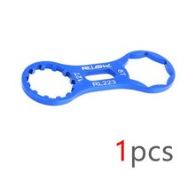 위험 알루미늄 자전거 프론트 포크 수리 도구 SR Suntour XCRXCTXCMRST MTB 바이크 캡 렌치 분해, 1X 블루