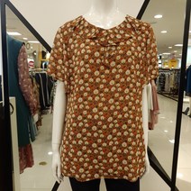 아르테 [파격가] 여성스러운 민들레 프릴 쉬폰 블라우스