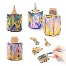 스트링 스트링아트 만들기 연필꽂이 (입체), A타입