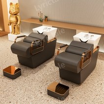 미용실샴푸대 헤드스파 목받침대 세면대 이발소, D
