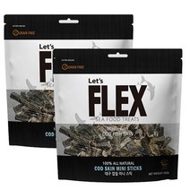 친절한도그씨 FLEX 대구껍질 미니스틱 1Kg 코드스킨 애견간식, 1