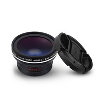 스마트폰 셀카렌즈 8종 망원렌즈 줌렌즈 브이로그렌즈, 6.셀카렌즈 LQ-027 0.45X Wide, 블랙