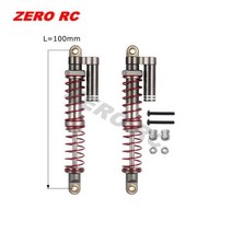 rc 서스펜션 110 RC 락 크롤러 메탈 오일 쇼크 업소버 90MM 95MM 100MM 105MM 110MM 115MM 피기 백 듀얼 스프링 댐퍼, GM 100MM 2PCS