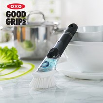 캐릭터 수세미 American OXO 비누 액체 식기 브러시 세척 탱크가있는 아티팩트 청소 냄비 크리 에이 티브 롱 핸들, [05] 비누 접시 브러쉬 4개 세트