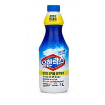 유한락스 얼룩제거 흰옷 표백제 황변방지 1L, 2개