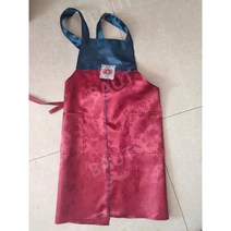한복앞치마 색동 명절 원피스앞치마 조끼 전통 민속, C
