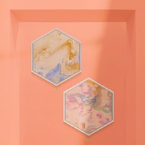 위아트 추상화 몬드리안 앙리마티스 그림 모던아트 육각 팔각 다각액자 12종, 6.몬드리안_NO.IV(마름모)