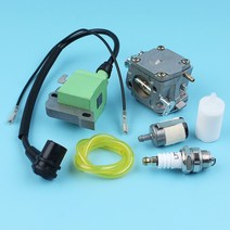 기화기 점화 코일 연료 필터 라인 키트 Husqvarna 268 272 61 266 전기 톱 #5032803-16 / 5039014-01 플러, 한개옵션0