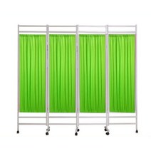 이동식 병원 칸막이 보건실 커텐 진료실 병실 파티션, 파티션-핑크 4단