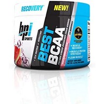 BPI Sports Best BCAA 분말 30회분 아미노산 근육 회복, 수박 얼음
