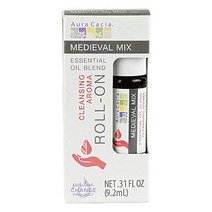 아우라카시아 에센셜 오일 블렌드 클렌징 아로마 롤-온 메디발 믹스, 9.2ml, 1개