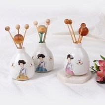 신윤복 미인도 도자기 아로마 디퓨저, run 핑크, run 본상품선택