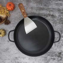 업소용 경질 캠핑 볶음 철판 전판 닭갈비팬-깊은형, 35cm