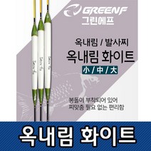 씨타임 GREEN F 옥내림화이트 옥내림찌 민물찌 카본톱, GREEN F 옥내림화이트 중