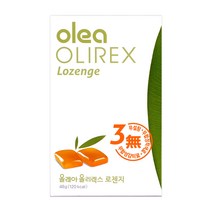 올레아 올리렉스 로젠지 캔디 10개 허브 올리브 목, 48g