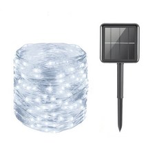 Outdoor LED Solar String Lights 5m10m20m Lamp for Fairy Holiday Festive Christmas Party Garden Garl, 02 White_01 5M 50LED, 02 White