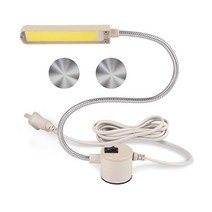 FAJ 재봉틀 라이트 LED 조명 60개의 LED 작업대용 자석 장착 베이스가 있는 다기능 특장장 유연 구스넥 암 작업 램프, 48 led with 2 Discs