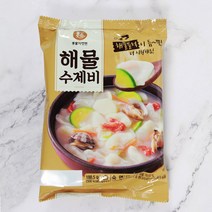 이가자연면 시원한 해물수제비 188.5g, 단품