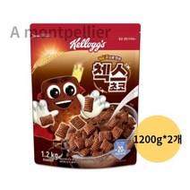 켈로그 오곡으로 만든 첵스 초코 시리얼, 2400g, 50개
