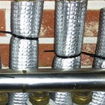 보일러외부노출파이프 단열재 은박카바 소방배관커버 10T/125A(내경135mm)