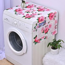 김치냉장고덮개 전자레인지 드럼 세탁기커버 녹색 잎 냉장고 천으로 단일 도어 먼지 커버 마이크로 웨이브, 11 LN53_01 SS 30X90cm