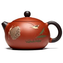 호화랑 중국찻주전자 자사다관 이싱 자사호 보이차주전자 심혜방작가 주니 쌍색서시 210ml tt009, 1개, A 타입 상품