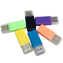 컴퓨터 태블릿 pc용 고품질 마이크로 USB 2.0 SD TF 카드 리더 어댑터, 01 WHITE
