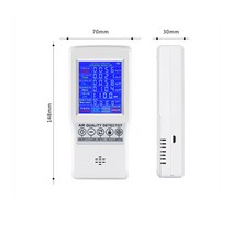 공기 에어질 모니터 가스 기. CO2 PM2.5 TVOC 온도 실제 센서 포함, 한개옵션0