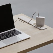 [데스커] 1인 노트북 책상 (빌트인 콘센트) 1200x600, 빈티지블랙 빈티지블랙