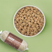 내추럴펫 소고기 롤타입 100g x 5개 강아지 자연식 화식 습식사료