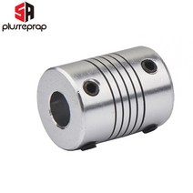 3D프린터 관련 부품 용품 플렉시블 커플링 커플러 샤프트 5mm 6mm 6.35mm 8mm 10mm 모터 조 4 세트 나사, 02 5mm to 8mm