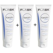 플라스크 케라틴 크림/노워시 트리트먼트 180mlX3, 180ml, 3개