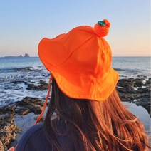 제주 귤모자 한라봉 나팔모자 5+1 감귤 벙거지 주름모자 기념품 소풍 여행 선물 커플