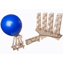 과학용품 구슬폭포징검다리(골드버그장치) 조립식 퍼즐