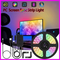 게이밍조명 우주인오로라무드등 붙이는조명 선셋조명스마트 앰비언트 Led PC 백라이트 게임 컴퓨터 모니터, 한개옵션2, 03 AU Plug, 03 For 31 to 39 inch