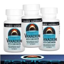 소스내추럴 크롬 바나듐 유전자변형성분무함유 200mcg 바나듐 크로뮴 vanadium chromium [90정*3병]