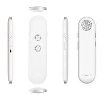 동시통역기 실시간 통역 자동 번역기T4 번역 AI 스마트 음성 녹음기 및 텍스트 사진 휴대용 통역 언어, 04 WHITE