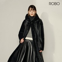 로보(ROBO) 로보 ROBO 스페인 라도마 리버시블 롱 후드 무스탕 181462