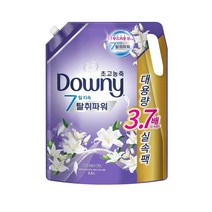 다우니 초고농축 섬유유연제 퍼플 화이트티와 릴리 본품, 1개, 2.6L