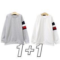 유니우 주니어 초등학생 시그니처 1+1 봄 가을 맨투맨 티셔츠