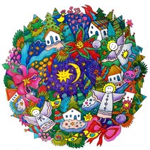 Hdimm- 용 원형 종이 직소 퍼즐 게임 150 피스 동물 DIY 교육 장난감 선물, 04 4