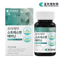 닥터루트 조아제약 스트레스엔 테아닌 6종기능성 1박스 60정, 상세 설명 참조, 단일옵션
