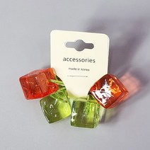 반반하니 반짝 투명 여아머리방울 아동머리끈