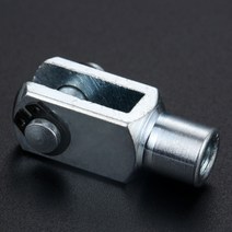 1pc Y-16 M6 * 1 나사 공압 실린더로드 금속 피스톤 클레 비스 Y 조인트 파트 16mm 보어 공기 기계 연결 하드웨어, 한개옵션0