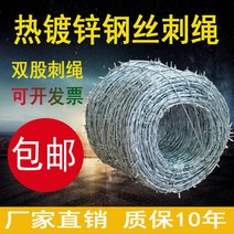 가시 철조망 철사 울타리 철조망 등반 방지 등반 도난 방지 Tribulus, 암호화된 철사 가시철사 1.8mm 200m 이중