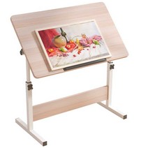 미술 학원 책상 테이블 대형 데스크 드로잉 공부, (이동형)웜화이트80x5015mm두꺼운판