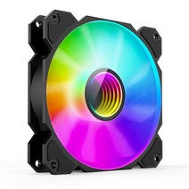 케이스 쿨러 쿨링팬 JONSBO CPU 쿨러 팬 5V ARGB 정속 음소거 데스크탑 컴퓨터 케이스 냉각 FR901 120mm, 01 검정_01 ARGB_01 기타